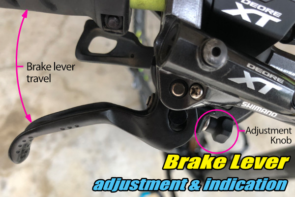 mtb brake lever adjustment